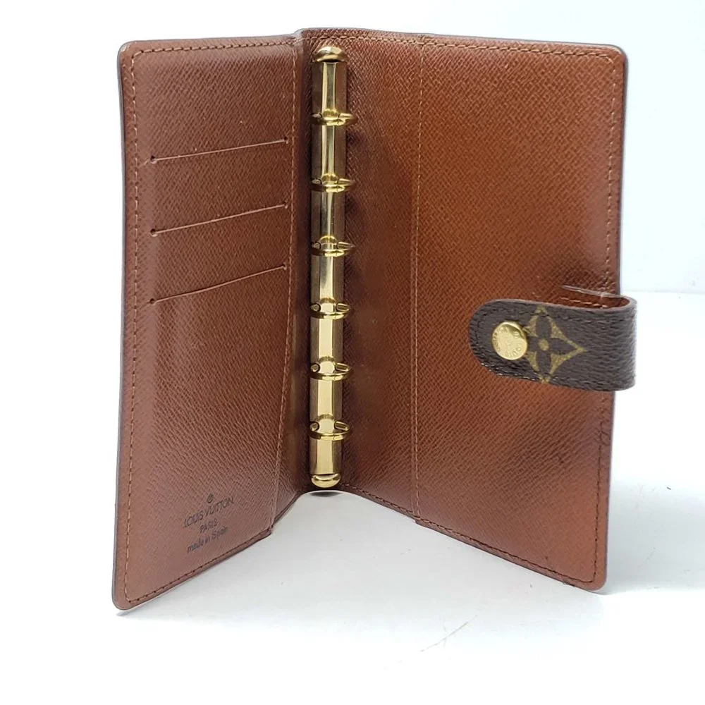 100% Authentic Louis Vuitton Monogram Diary Cover Agenda PM - Picture 6 of 9